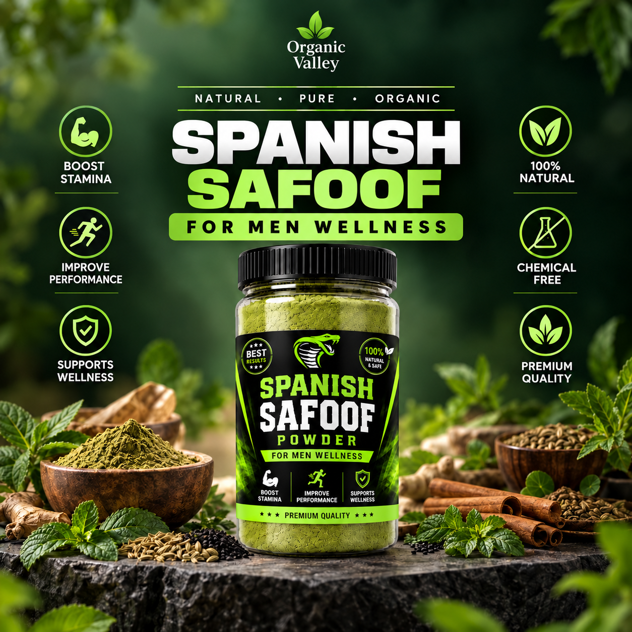 Organic Spanish Wellness Formula Just For Men