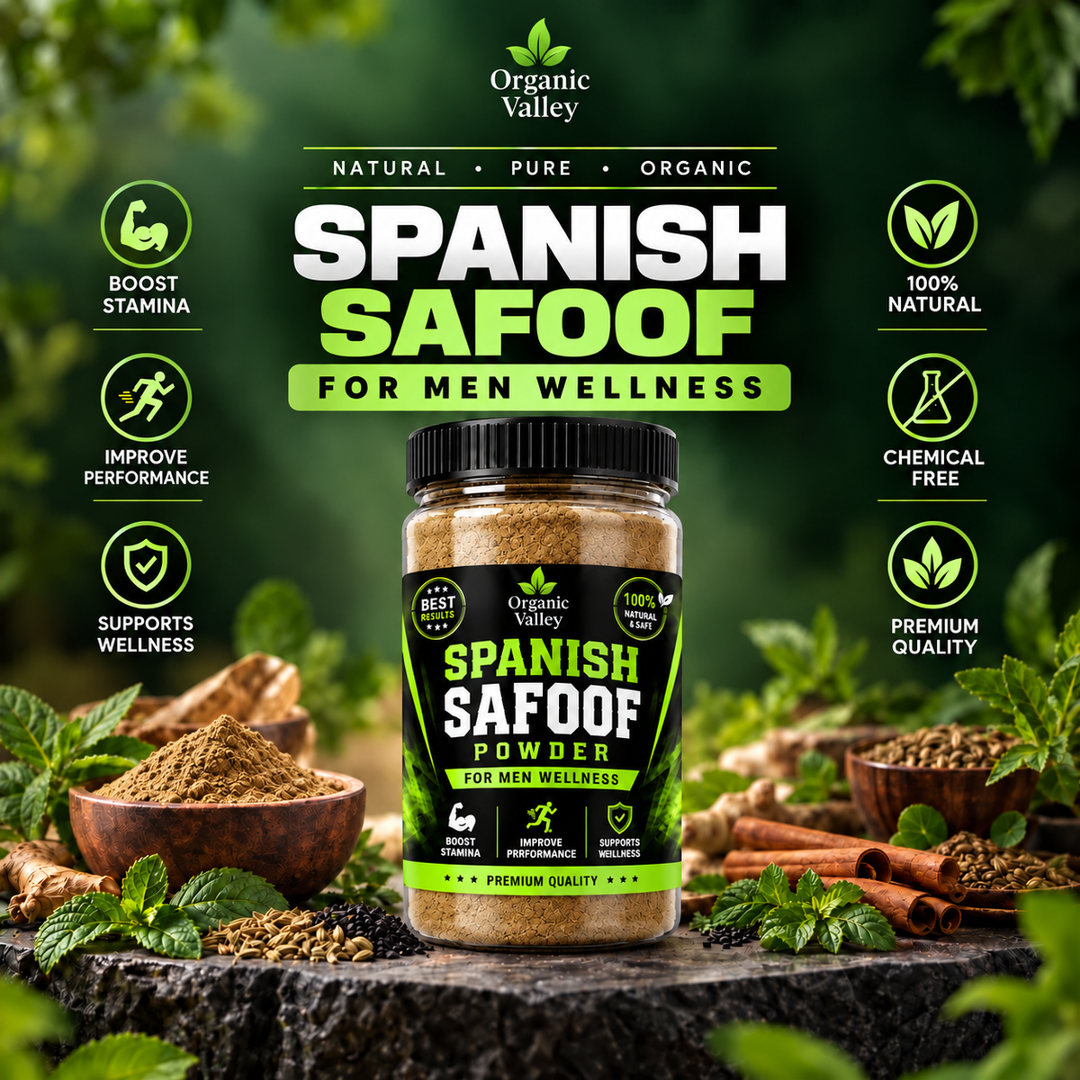 Organic Spanish Wellness Formula Just For Men